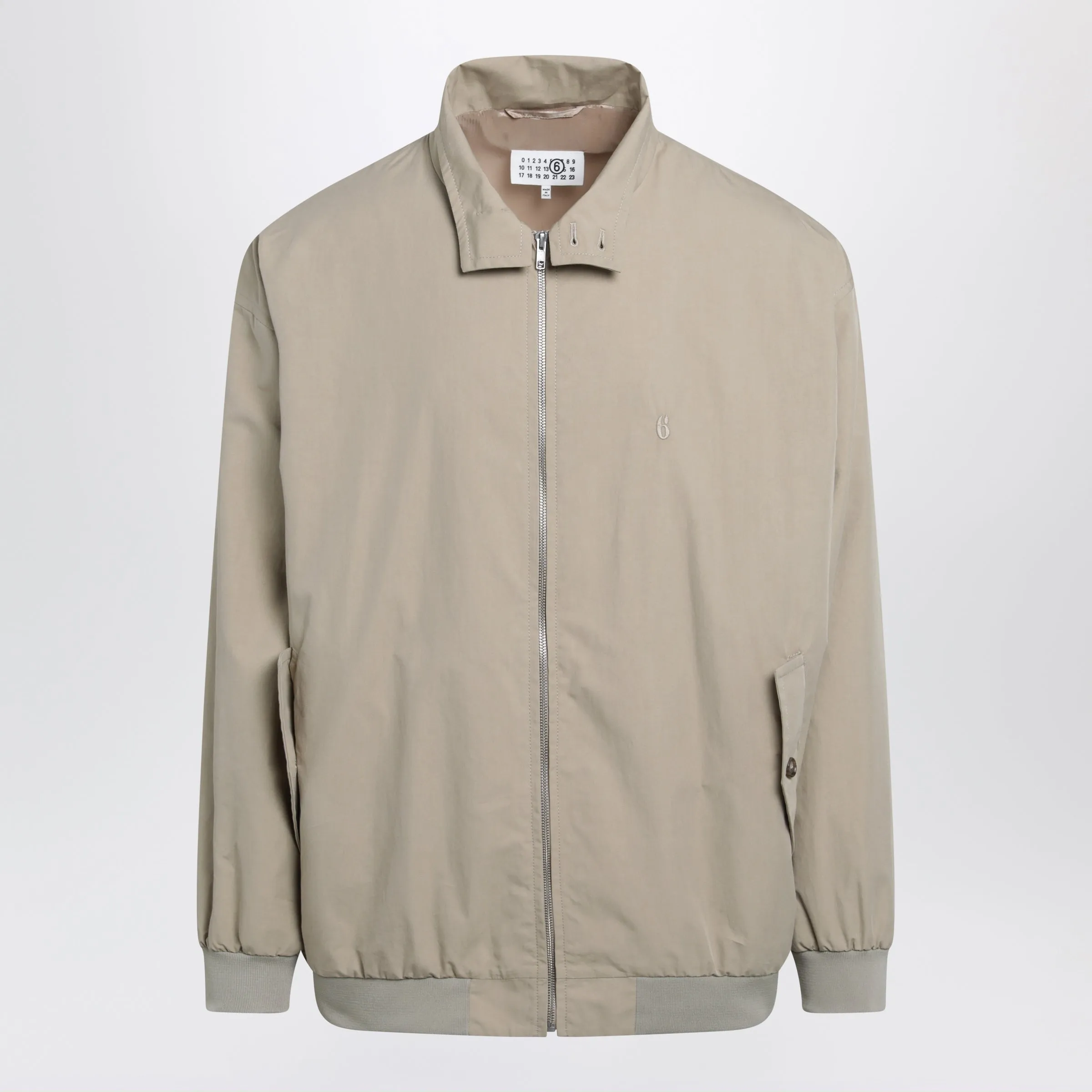 Zip-Up Jacket In Cotton Blend sold by Wanan Luxury