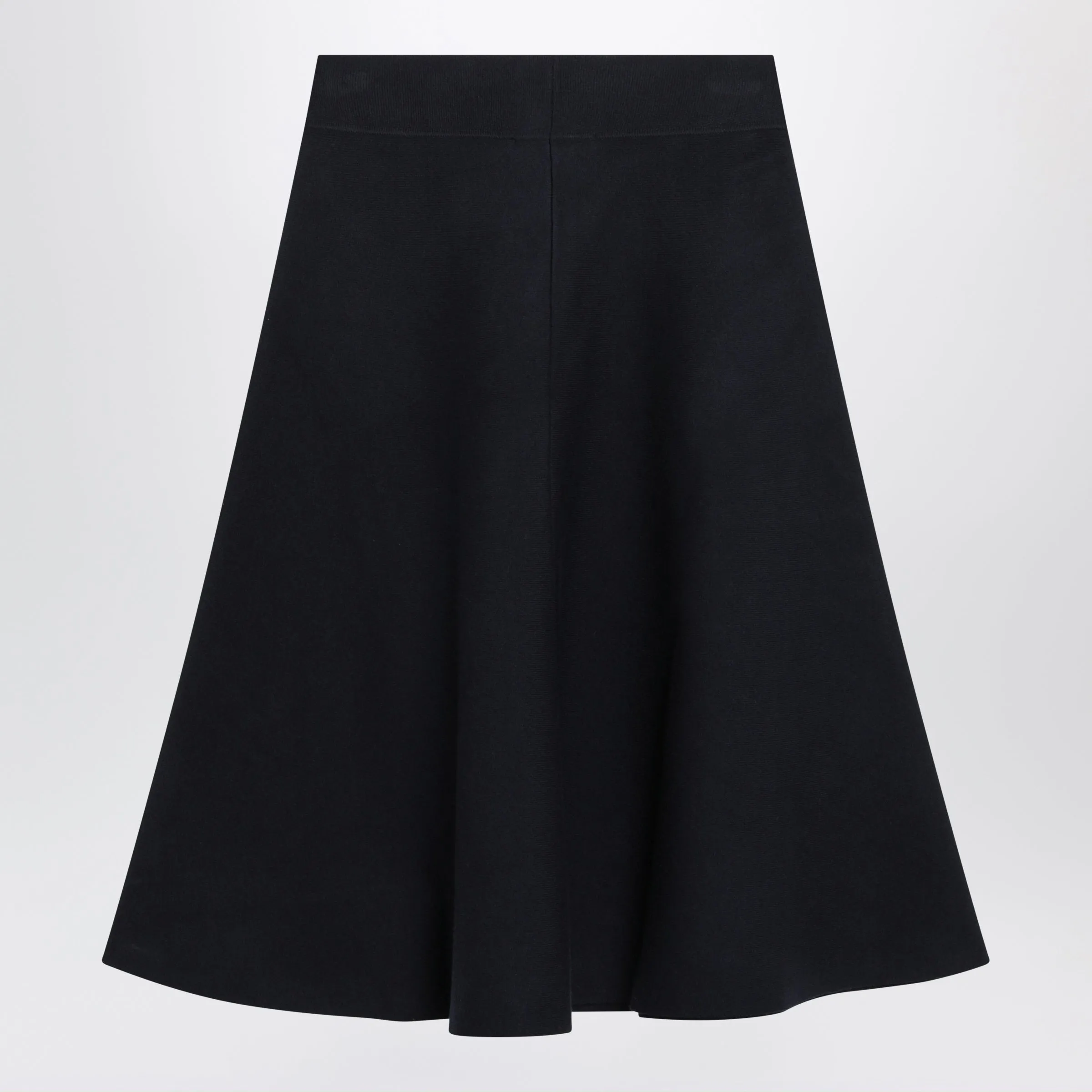Luglio Midi Knit Skirt In Blue Viscose Blend sold by Wanan Luxury product image thumbnail 2