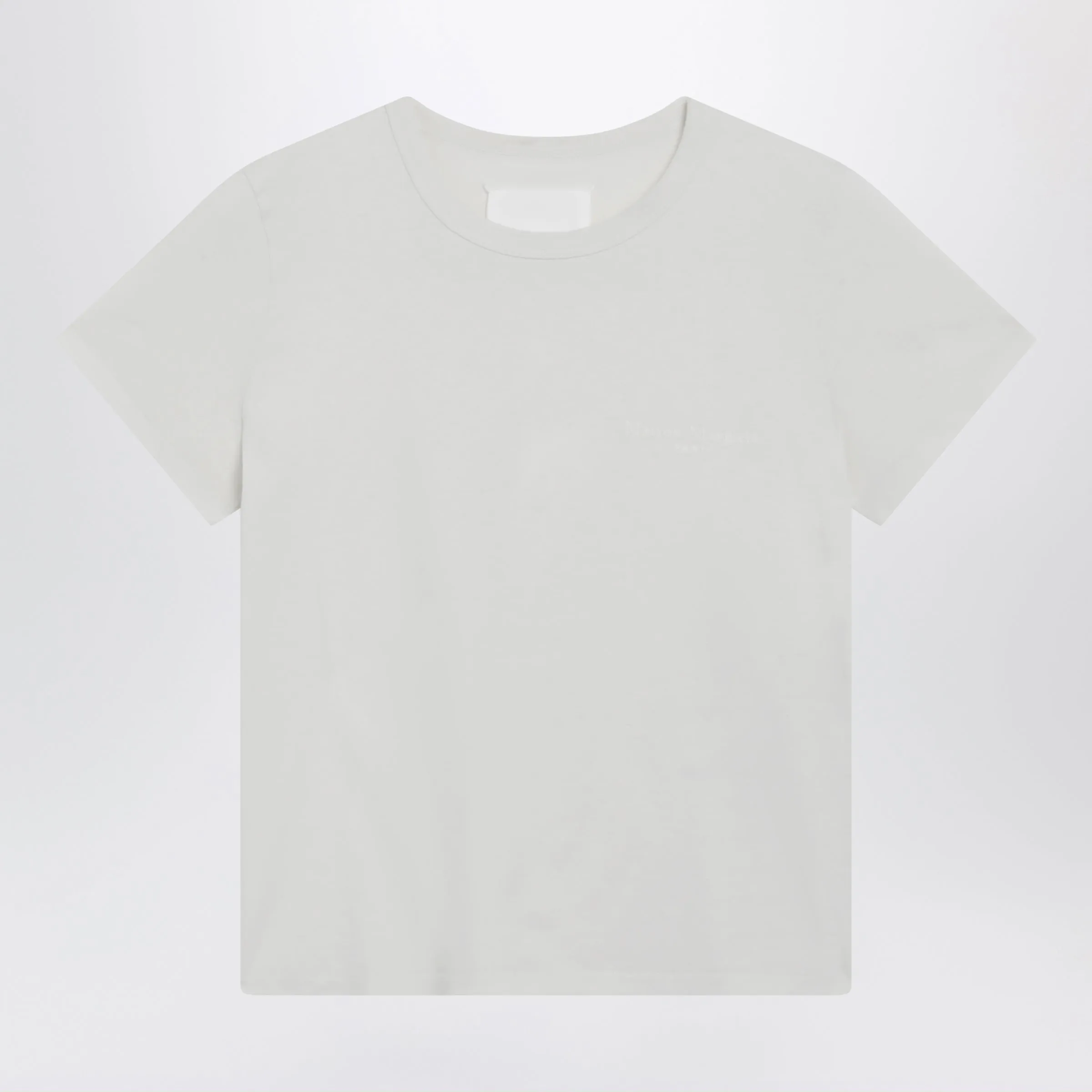 Cotton Jersey Short-Sleeve Crew-Neck T-Shirt In White sold by Wanan Luxury