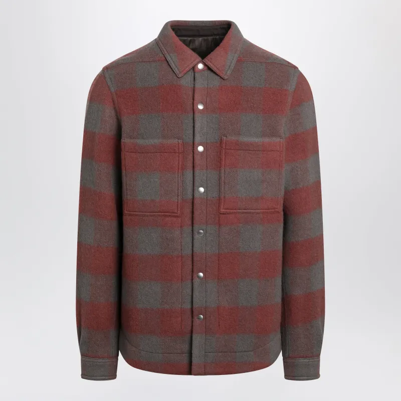 Plaid Wool Shirt-Jacket made by Rick Owens