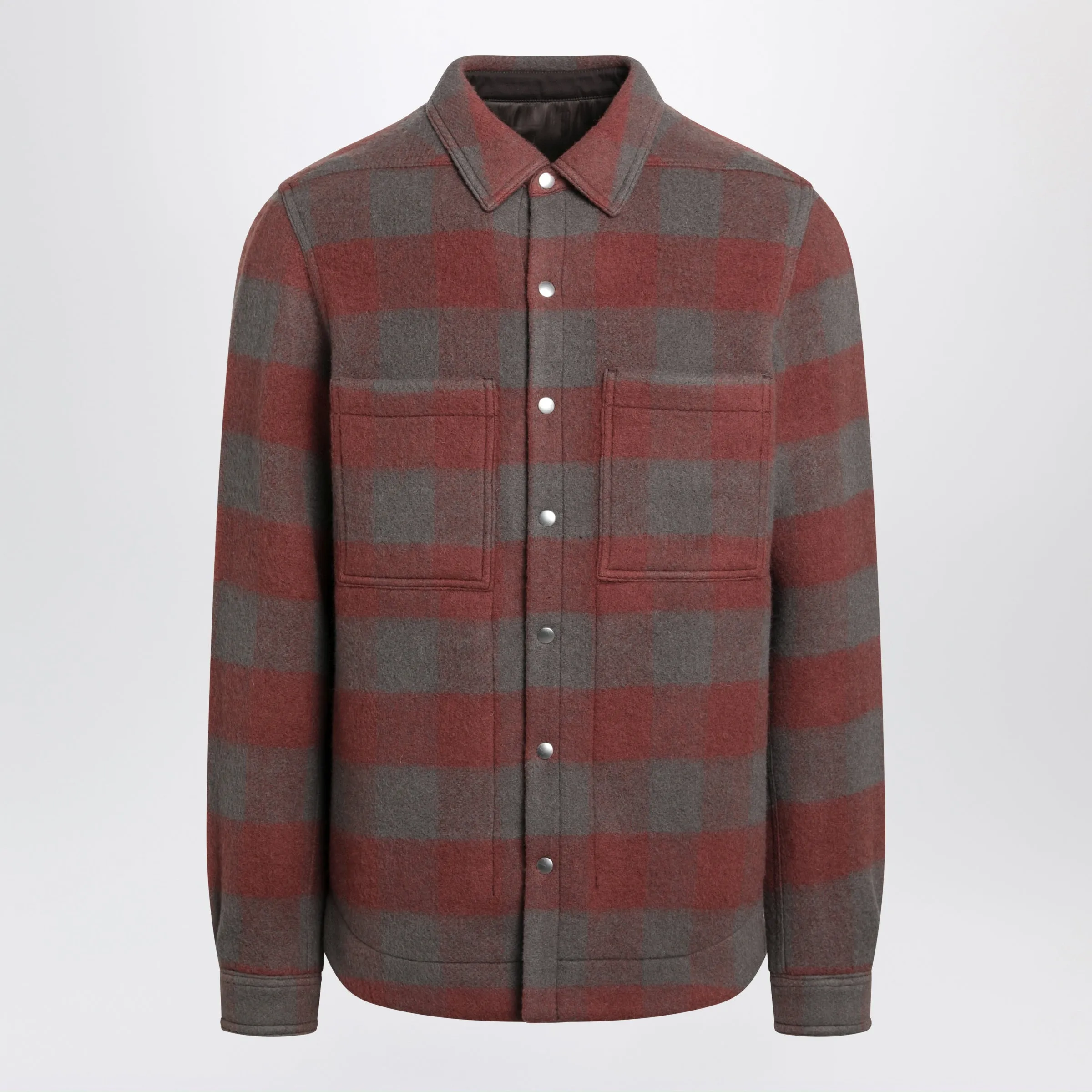 Plaid Wool Shirt-Jacket sold by Wanan Luxury