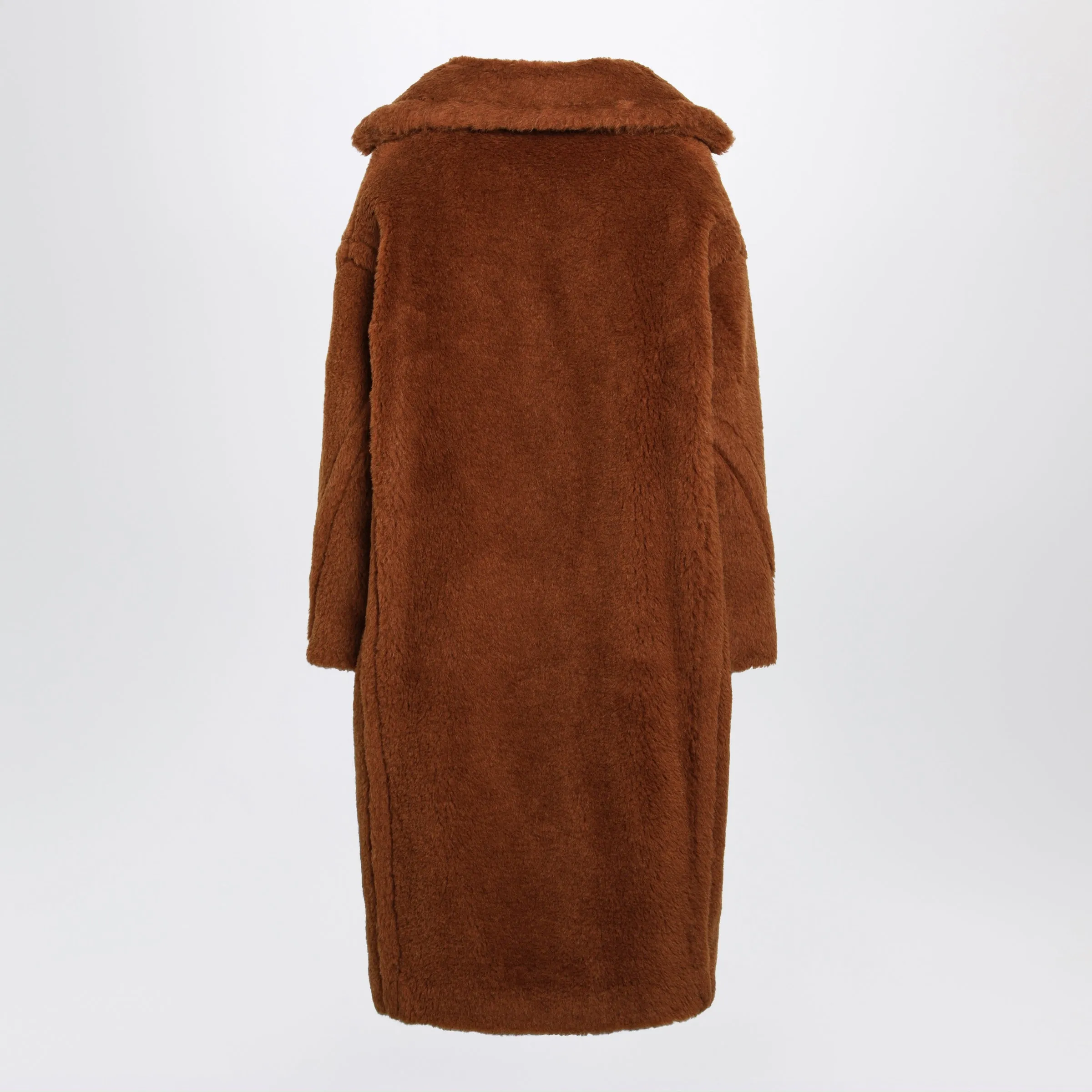 Teddy Bear Icon Coat In Brown Alpaca And Wool sold by Wanan Luxury product image thumbnail 2
