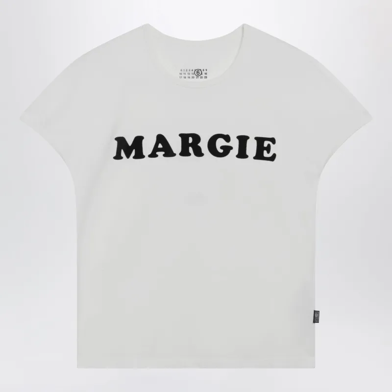 Vintage Jersey Cotton T-Shirt In White made by Maison Margiela