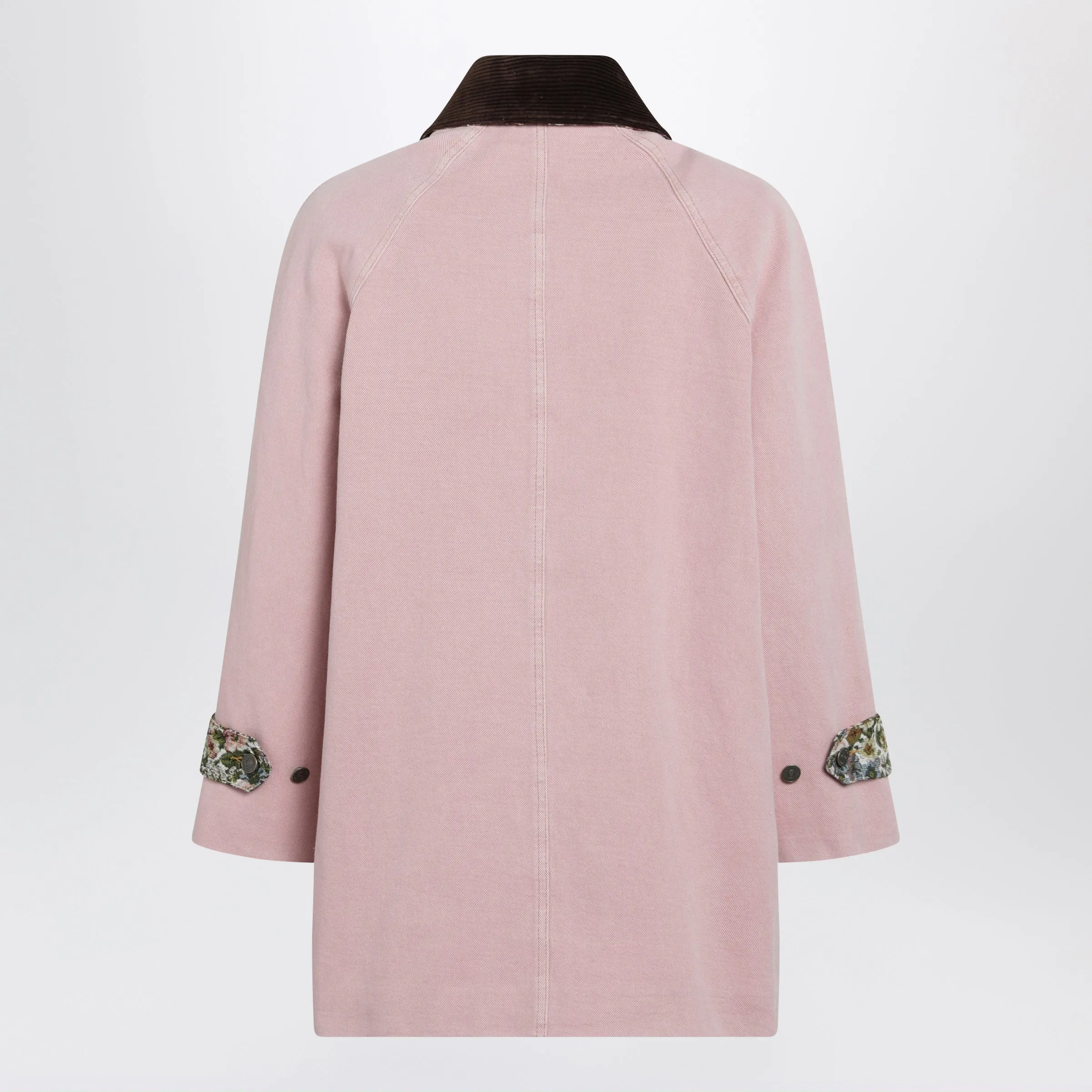 Pink Denim Caban Jacket sold by Wanan Luxury product image thumbnail 2