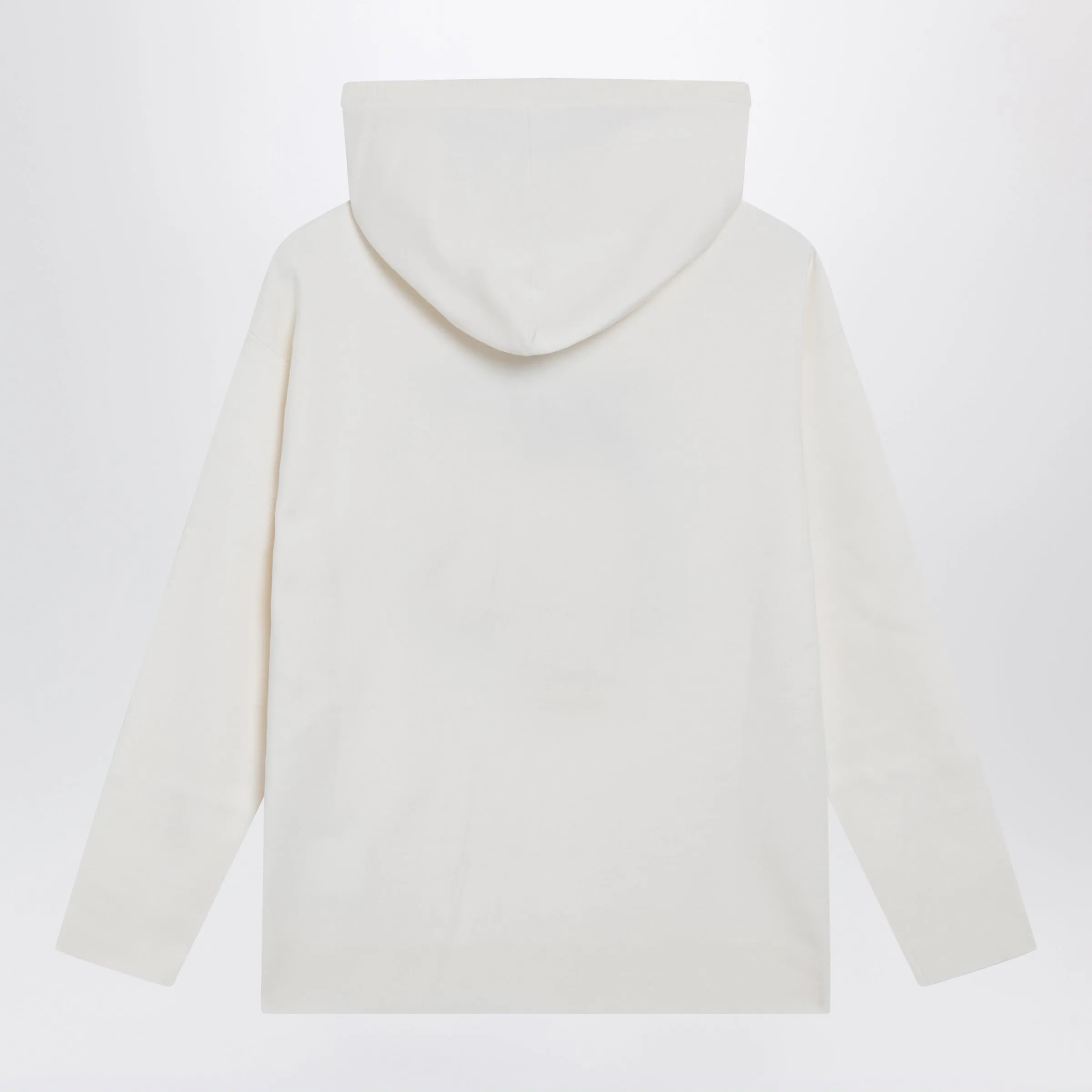 Taddeo Hooded Virgin Wool Sweater In White sold by Wanan Luxury product image thumbnail 2