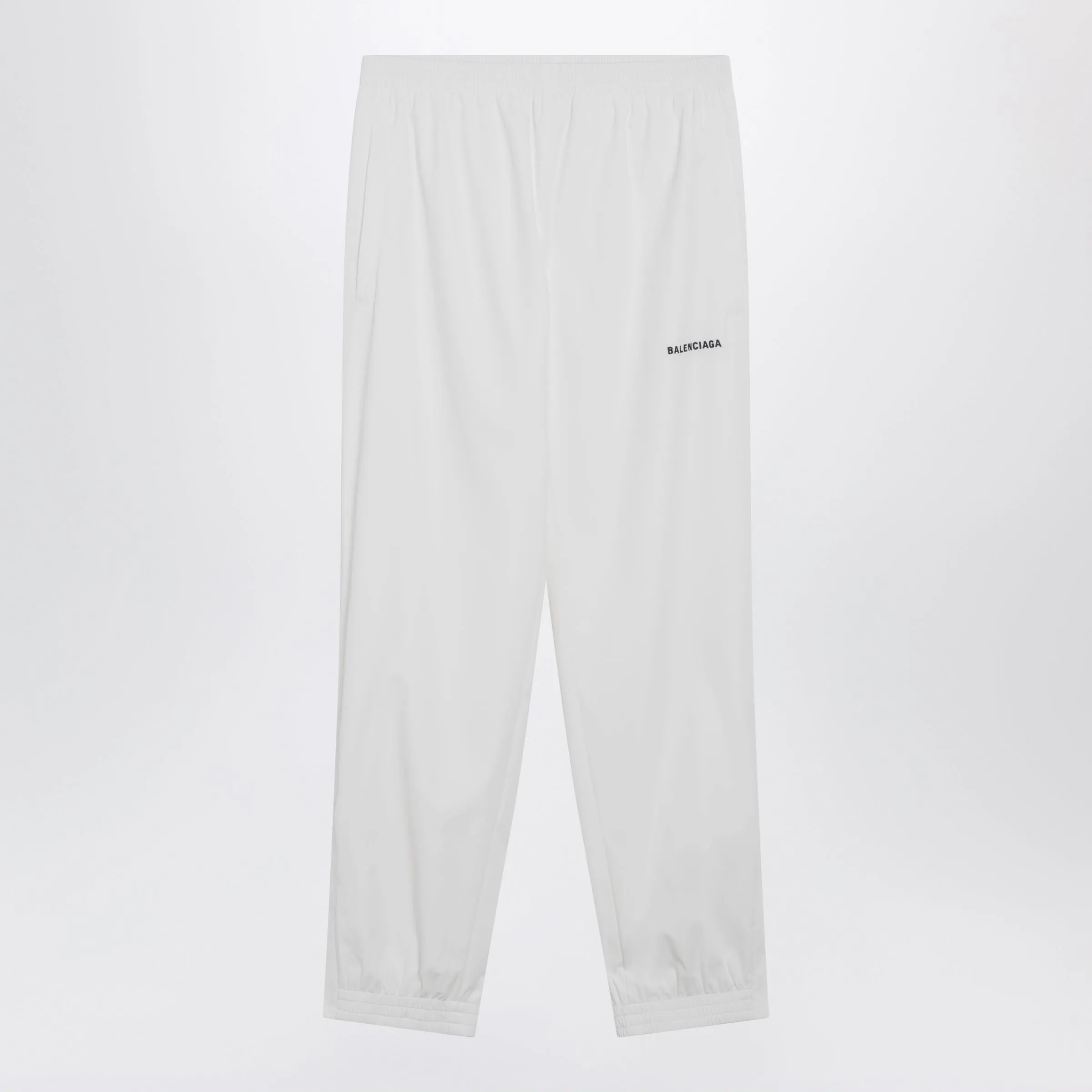 Logo Jogging Pants In White Polyester sold by Wanan Luxury