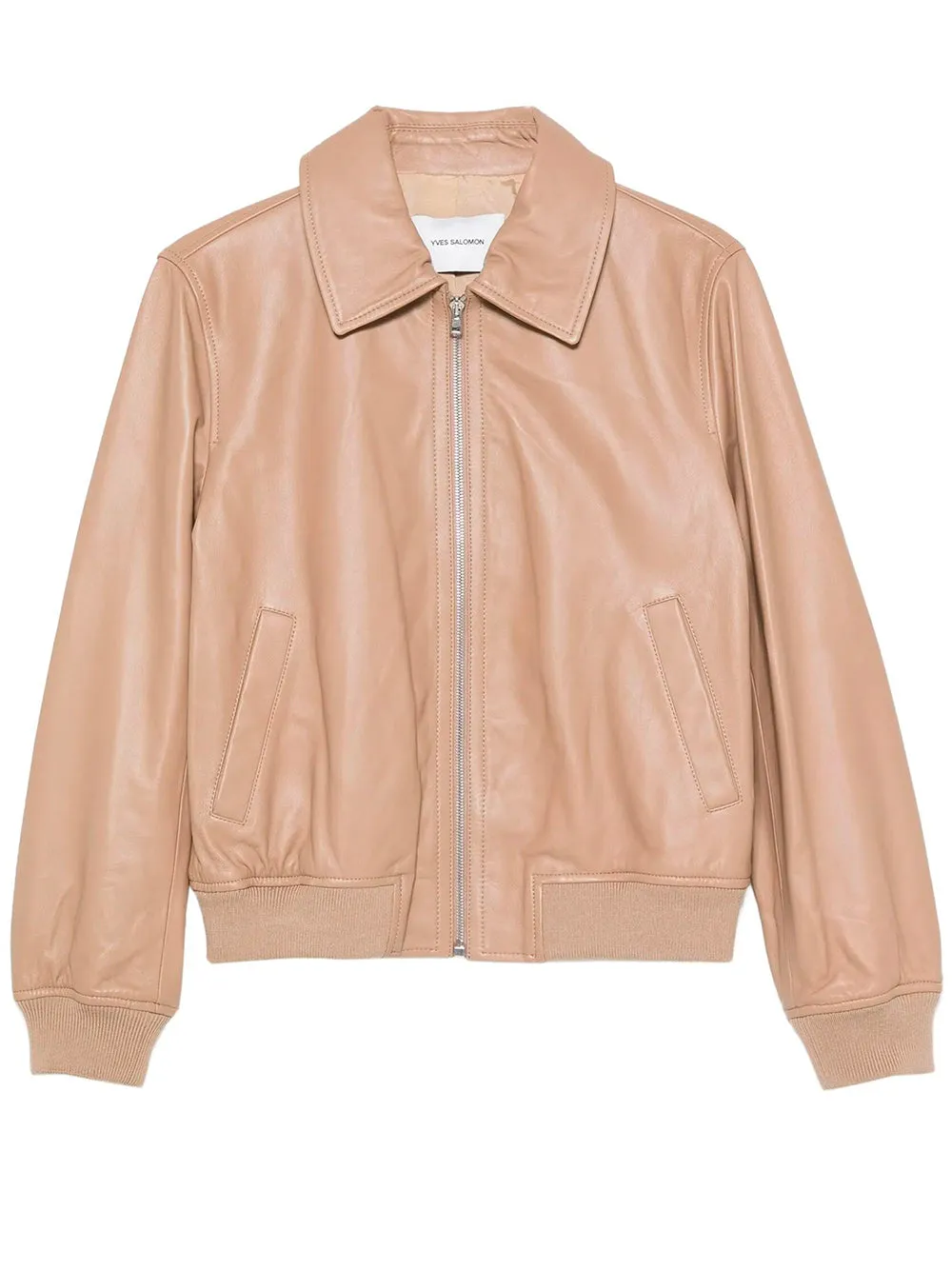 Zip-Up Leather Jacket sold by Wanan Luxury