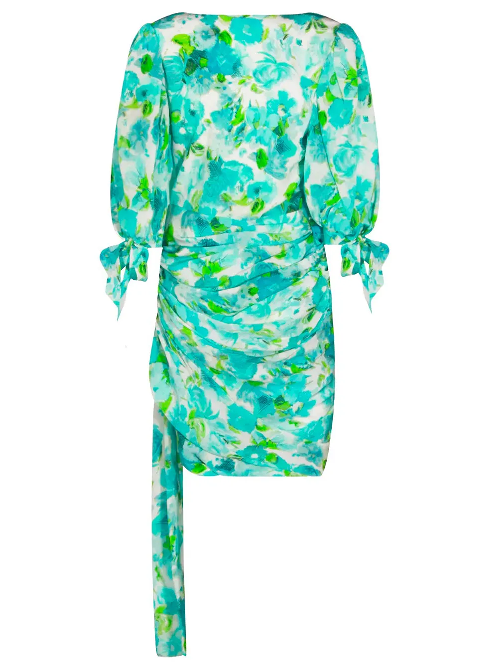 Floral Print Silk Dress sold by Wanan Luxury product image thumbnail 4