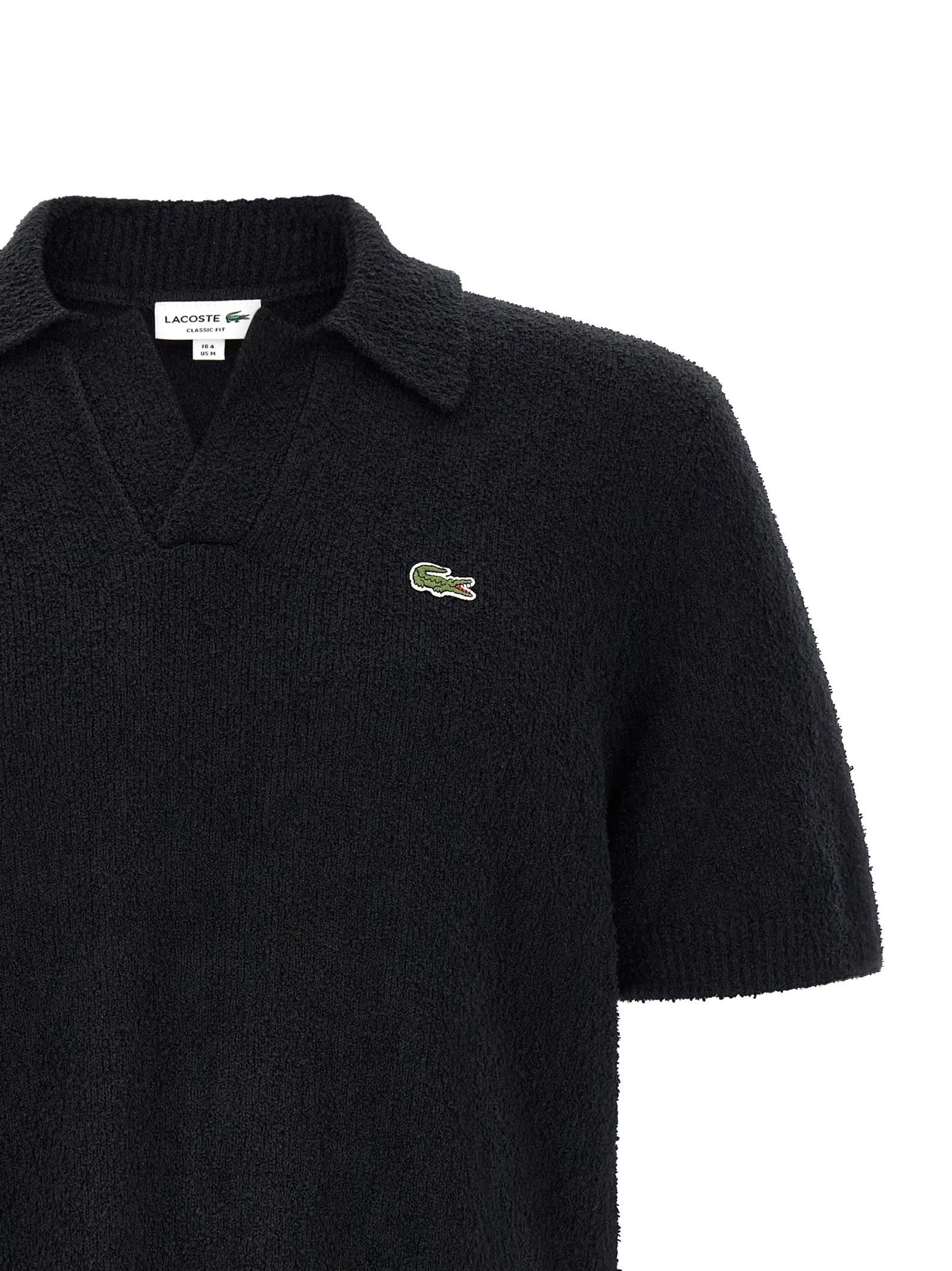 Bouclé Knitted Shirt Polo Black sold by Wanan Luxury product image thumbnail 3