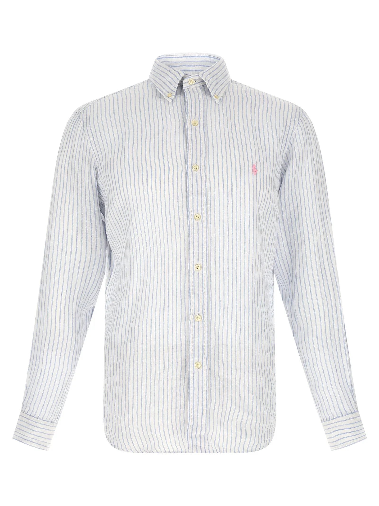 Striped Shirt Shirt And Blouse Light Blue sold by Wanan Luxury