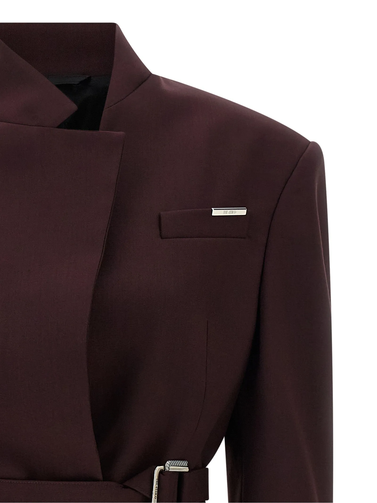 Maxi Shoulder Strap Blazer Blazers Purple sold by Wanan Luxury product image thumbnail 3