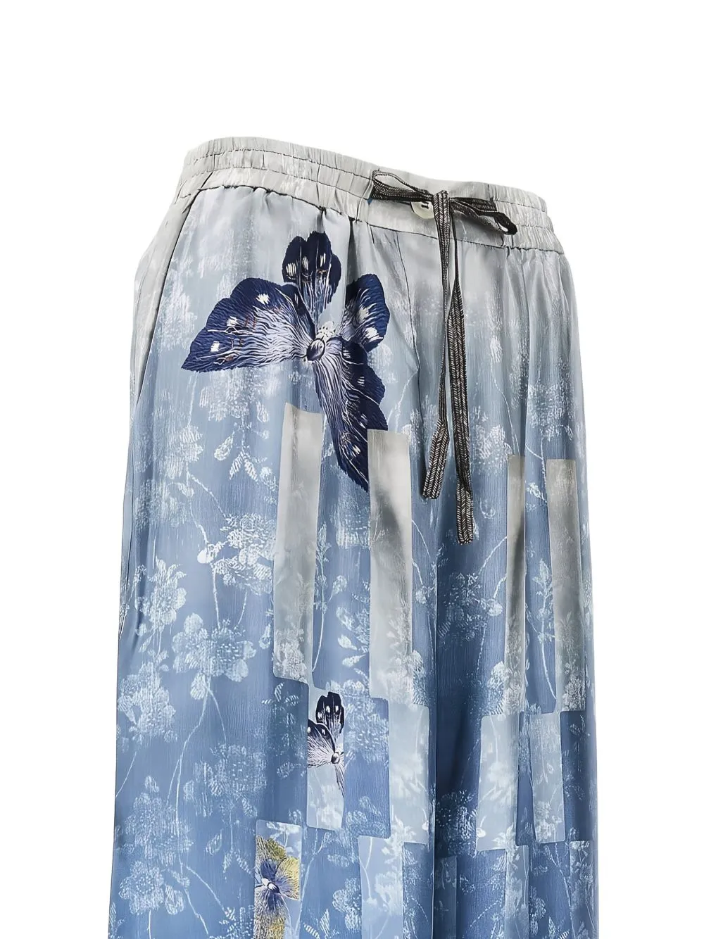 Printed Silk Trousers sold by Wanan Luxury product image thumbnail 3