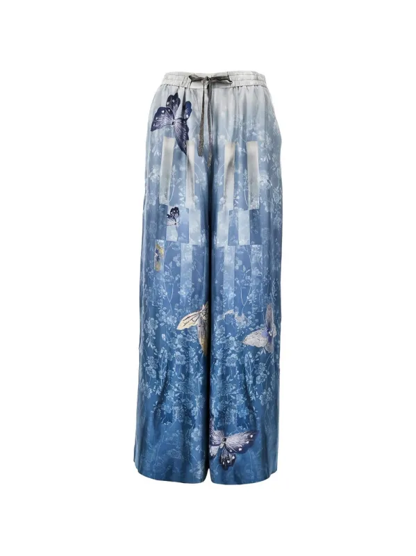 Printed Silk Trousers made by Pierre-Louis Mascia