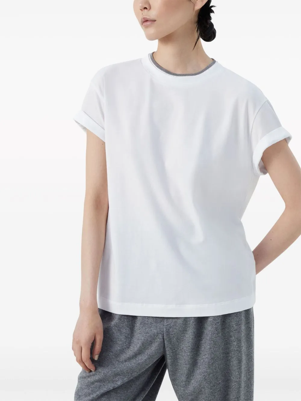 Cotton T-Shirt sold by Wanan Luxury product image thumbnail 3