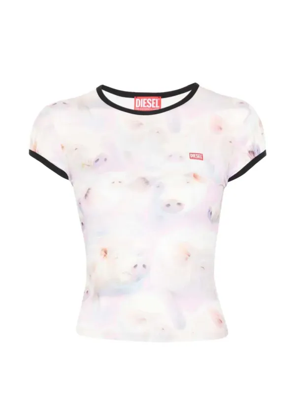 Printed T-Shirt made by Diesel