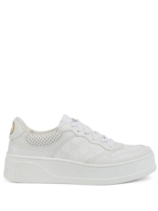 Chunky B Leather Sneakers made by Gucci