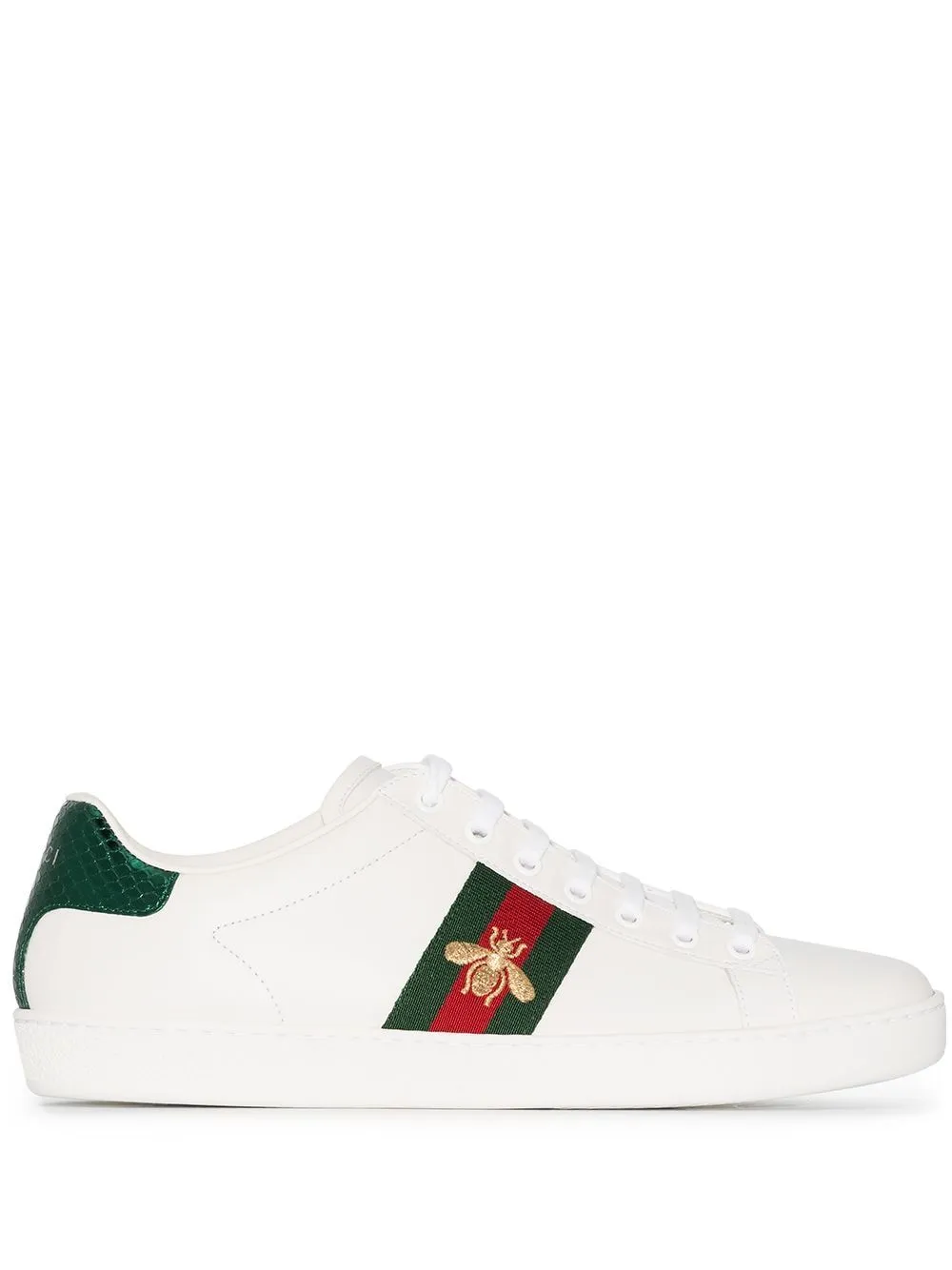 Gucci Ace Leather Sneakers sold by Wanan Luxury