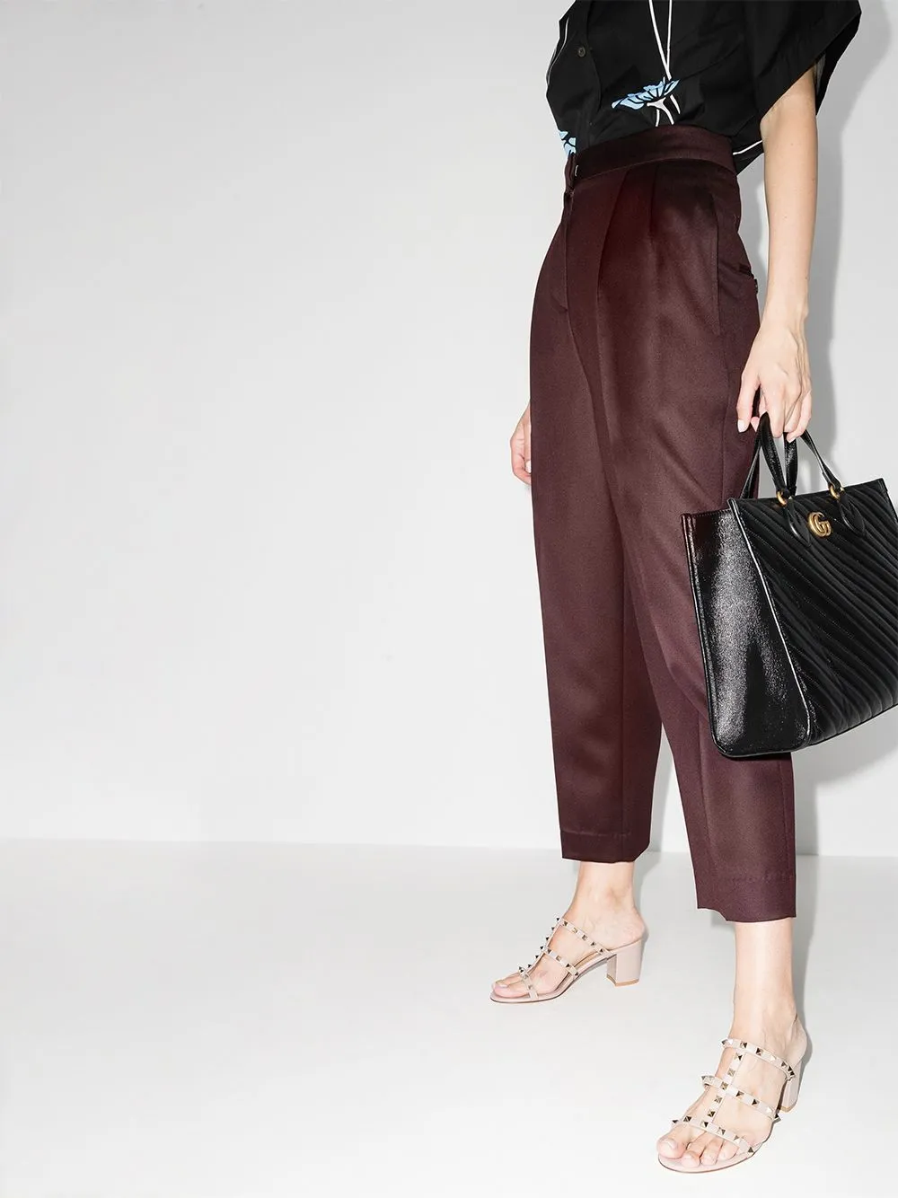 Rockstud Leather Sandals sold by Wanan Luxury product image thumbnail 2