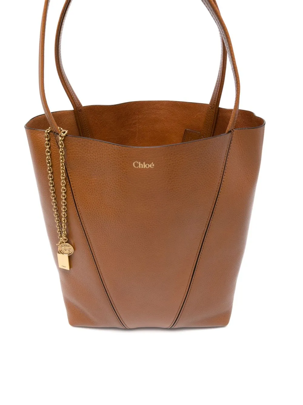 Chloé Spin Medium Leather Tote sold by Wanan Luxury product image thumbnail 2