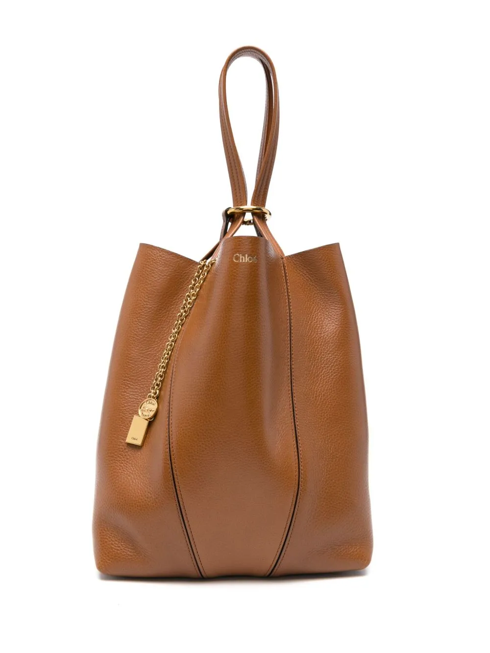 Chloé Spin Medium Leather Tote sold by Wanan Luxury