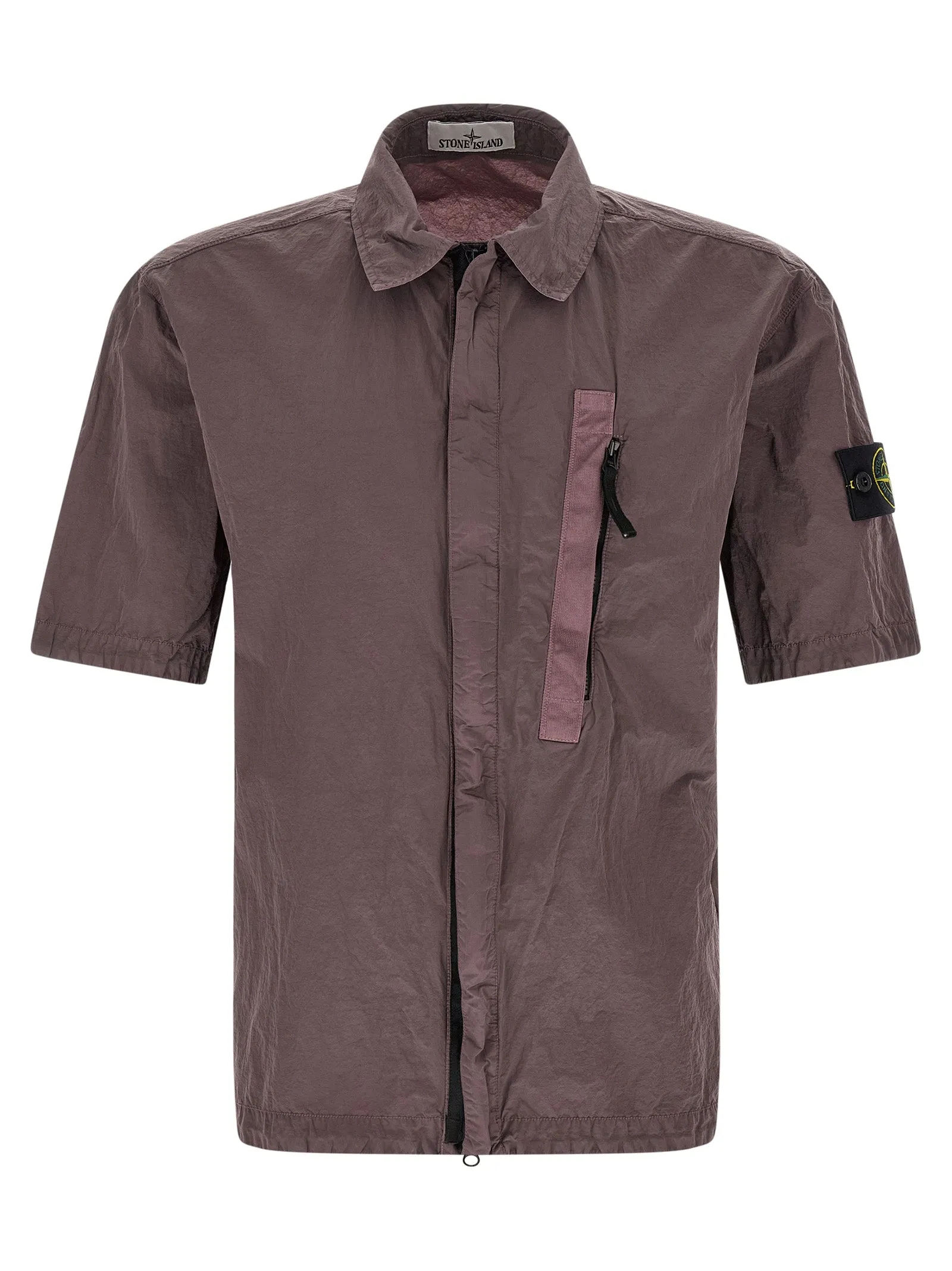 Overshirt Nylon Metal Shirt And Blouse Purple sold by Wanan Luxury