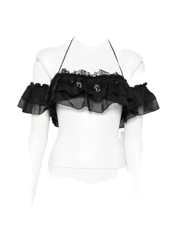 Embroidered Top made by Ermanno Scervino
