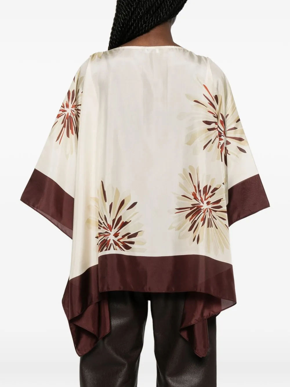 Printed Silk Blouse sold by Wanan Luxury product image thumbnail 5