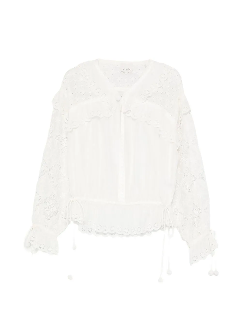 Nowana Silk Blend Blouse sold by Wanan Luxury