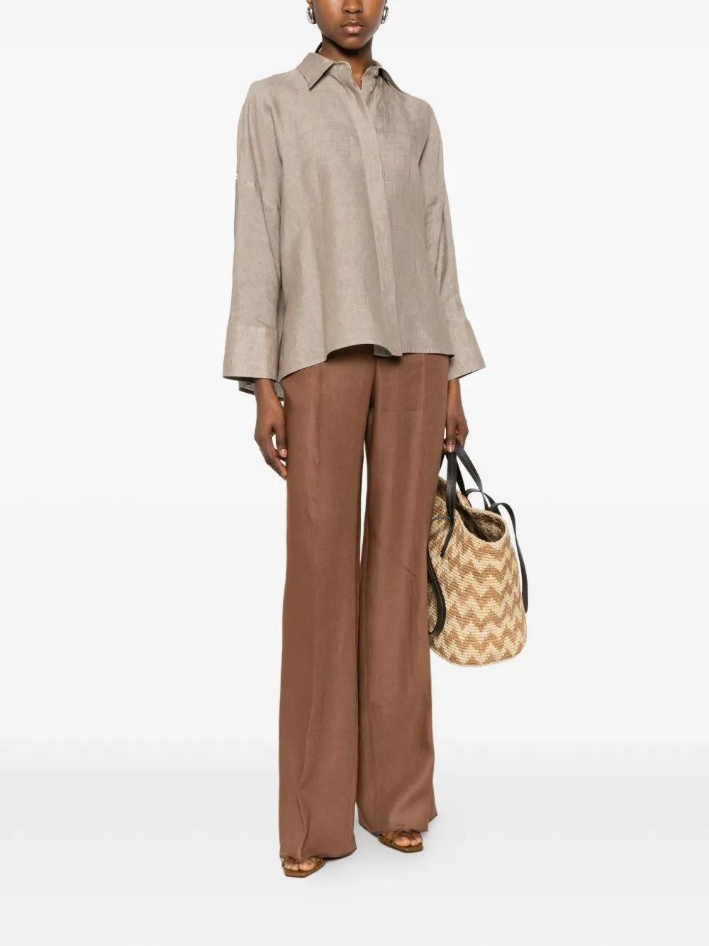 Linen Trousers sold by Wanan Luxury product image thumbnail 5