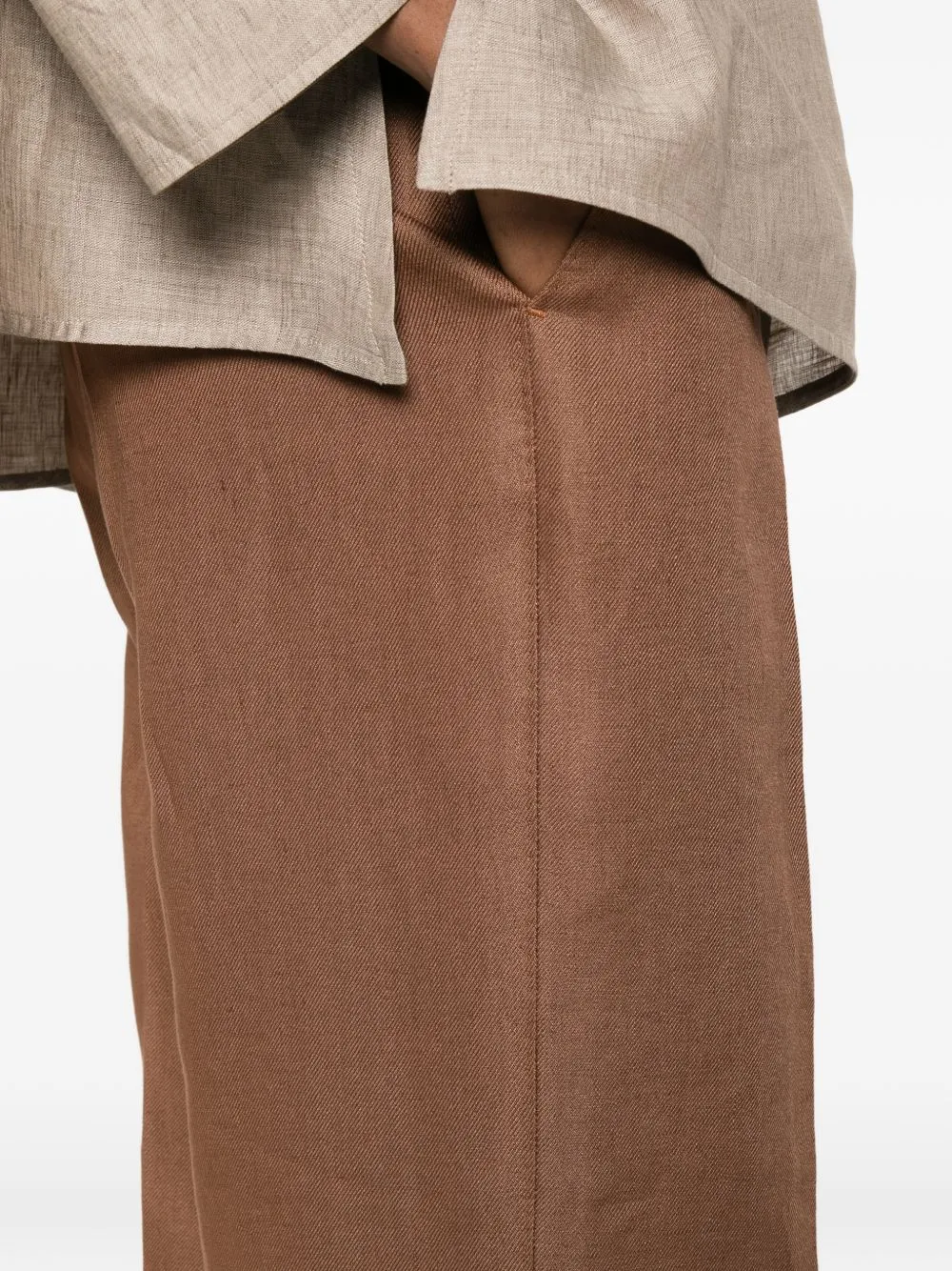 Linen Trousers sold by Wanan Luxury product image thumbnail 2