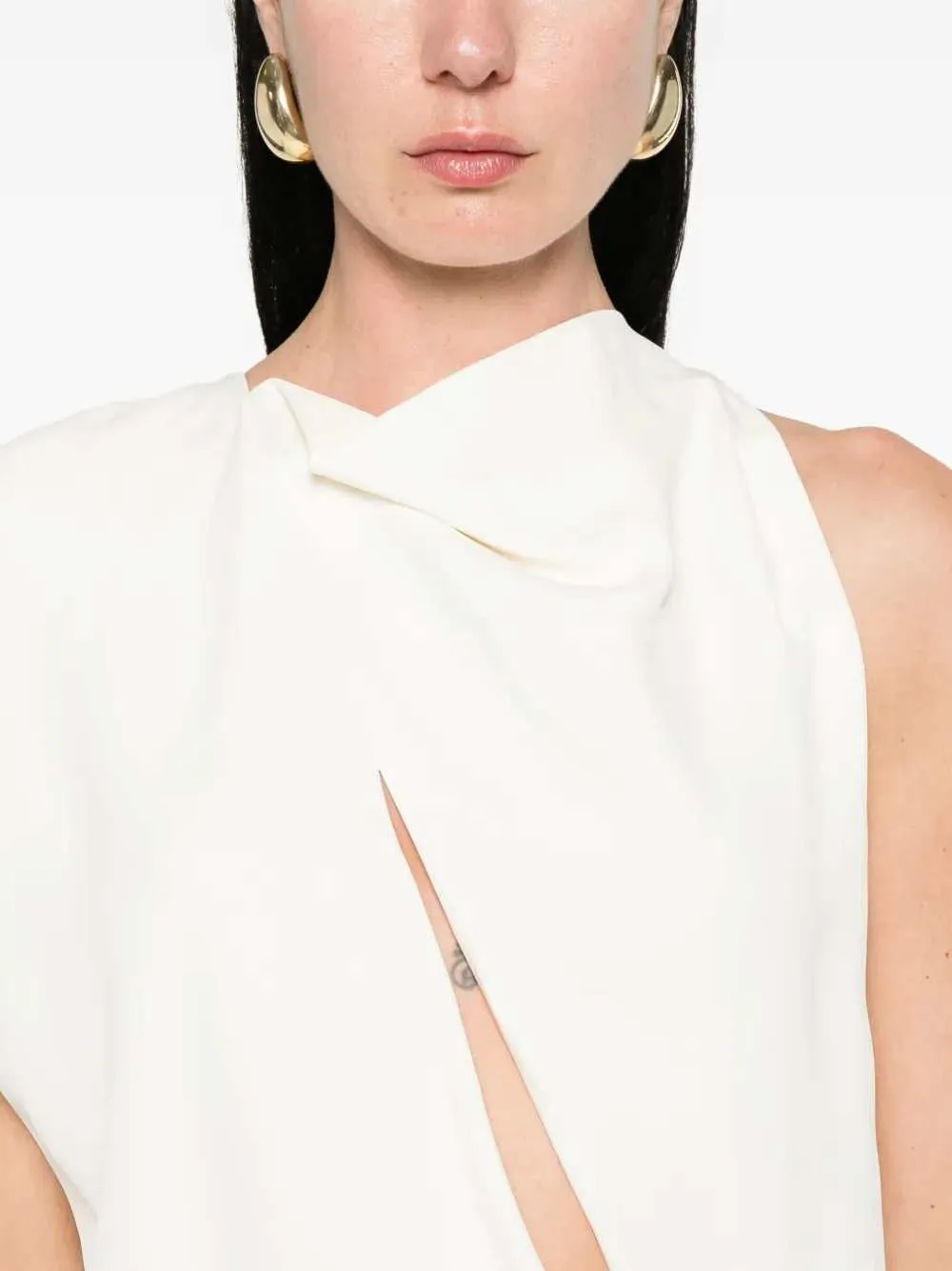 Draped Midi Dress sold by Wanan Luxury product image thumbnail 5