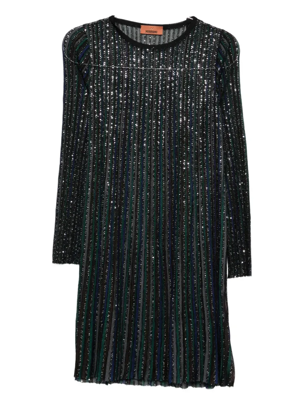 Decorated Striped Dress sold by Wanan Luxury