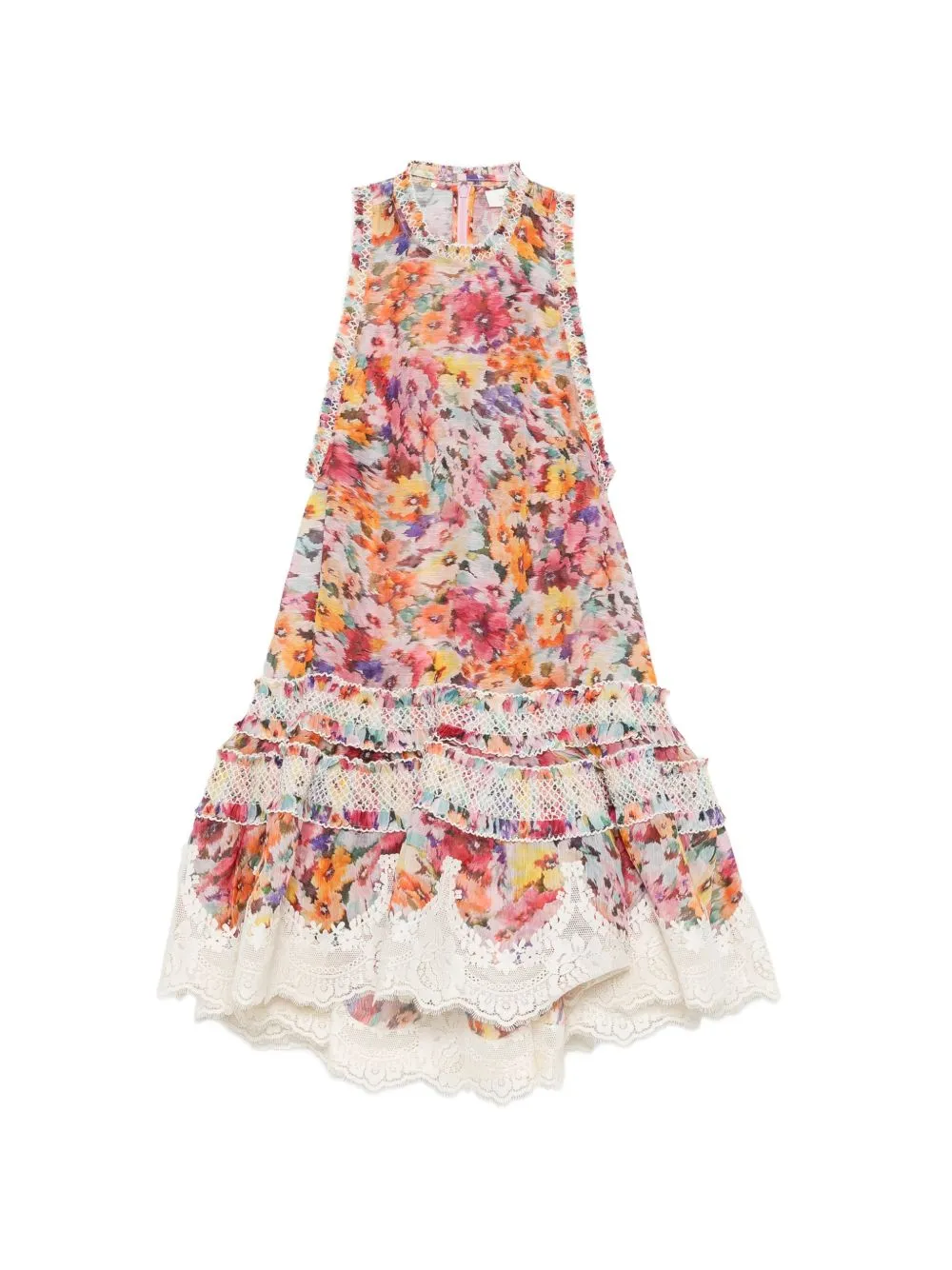 Luna Linen And Silk Dress sold by Wanan Luxury