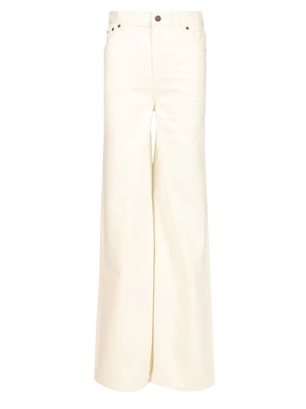 Wide-Leg Jeans White made by Chloe