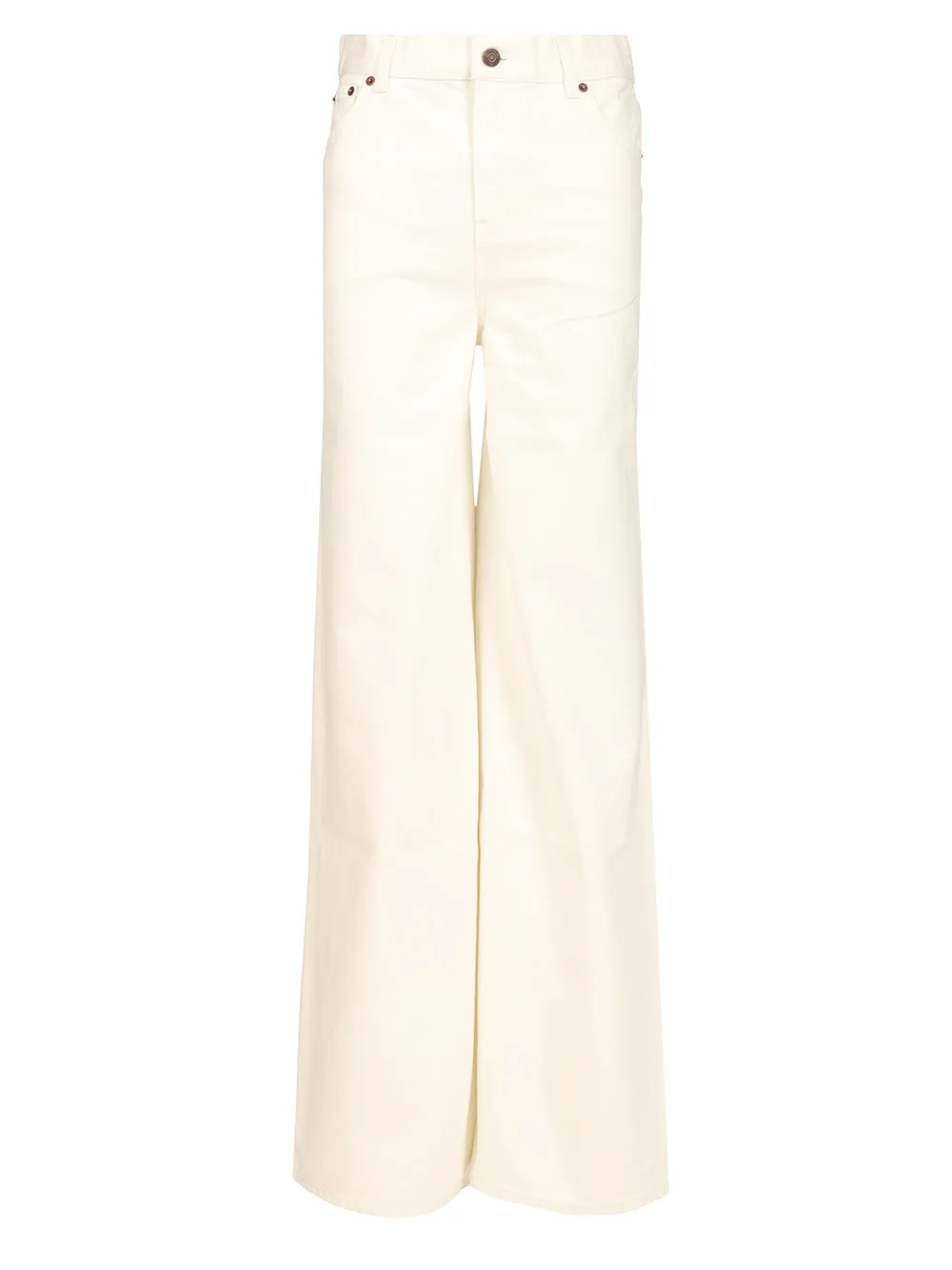 Wide-Leg Jeans White sold by Wanan Luxury