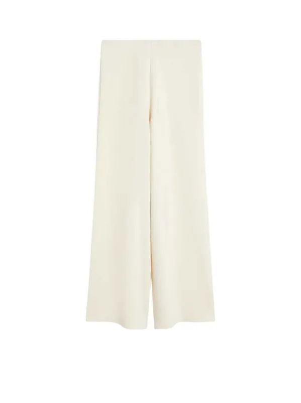 Viscose CrêPe Knit Pants - Ivory made by MaxMara