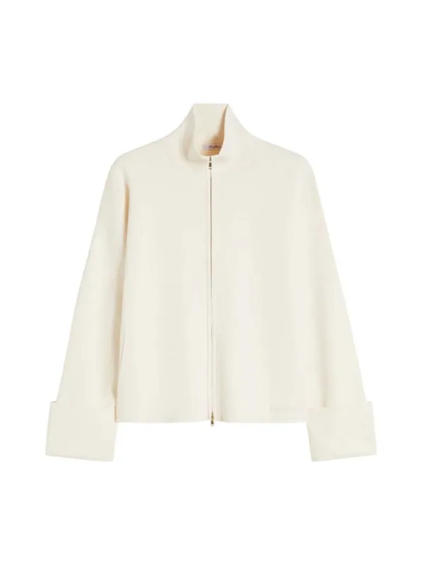 Viscose CrêPe Yarn Cardigan - Ivory made by MaxMara