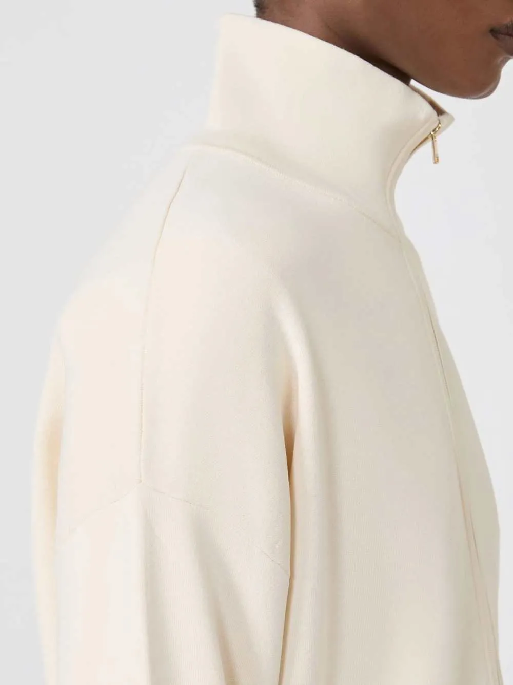 Viscose CrêPe Yarn Cardigan - Ivory sold by Wanan Luxury product image thumbnail 5