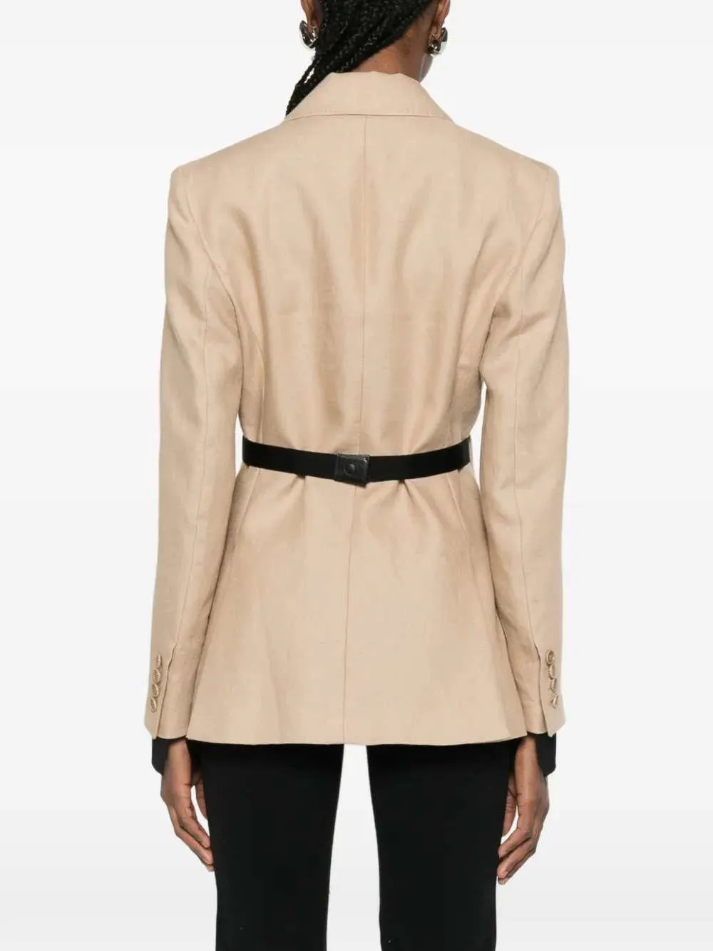 Mxsfionda Linen Blazer sold by Wanan Luxury product image thumbnail 4
