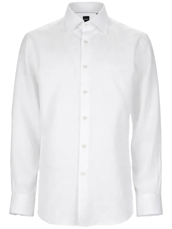 Camicia In Lino made by Hugo Boss