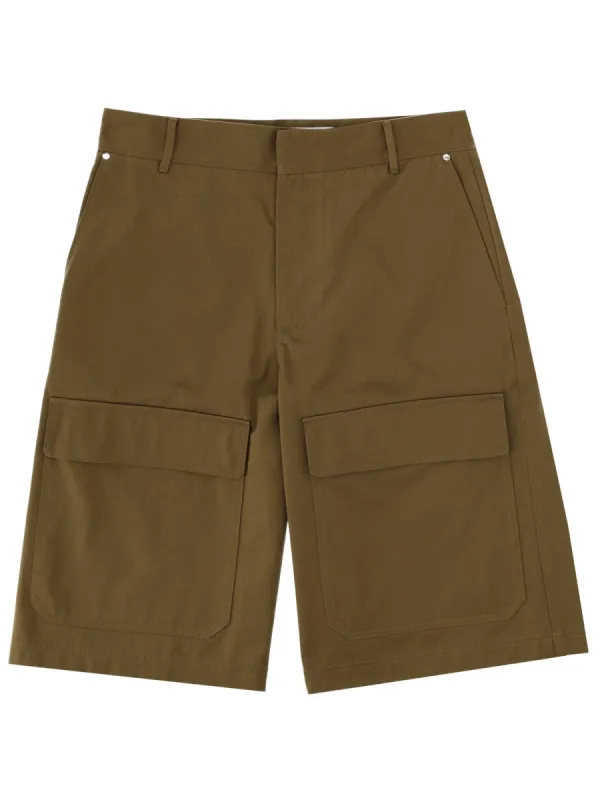 Shorts In Cotone Con Patch Logo made by MSGM