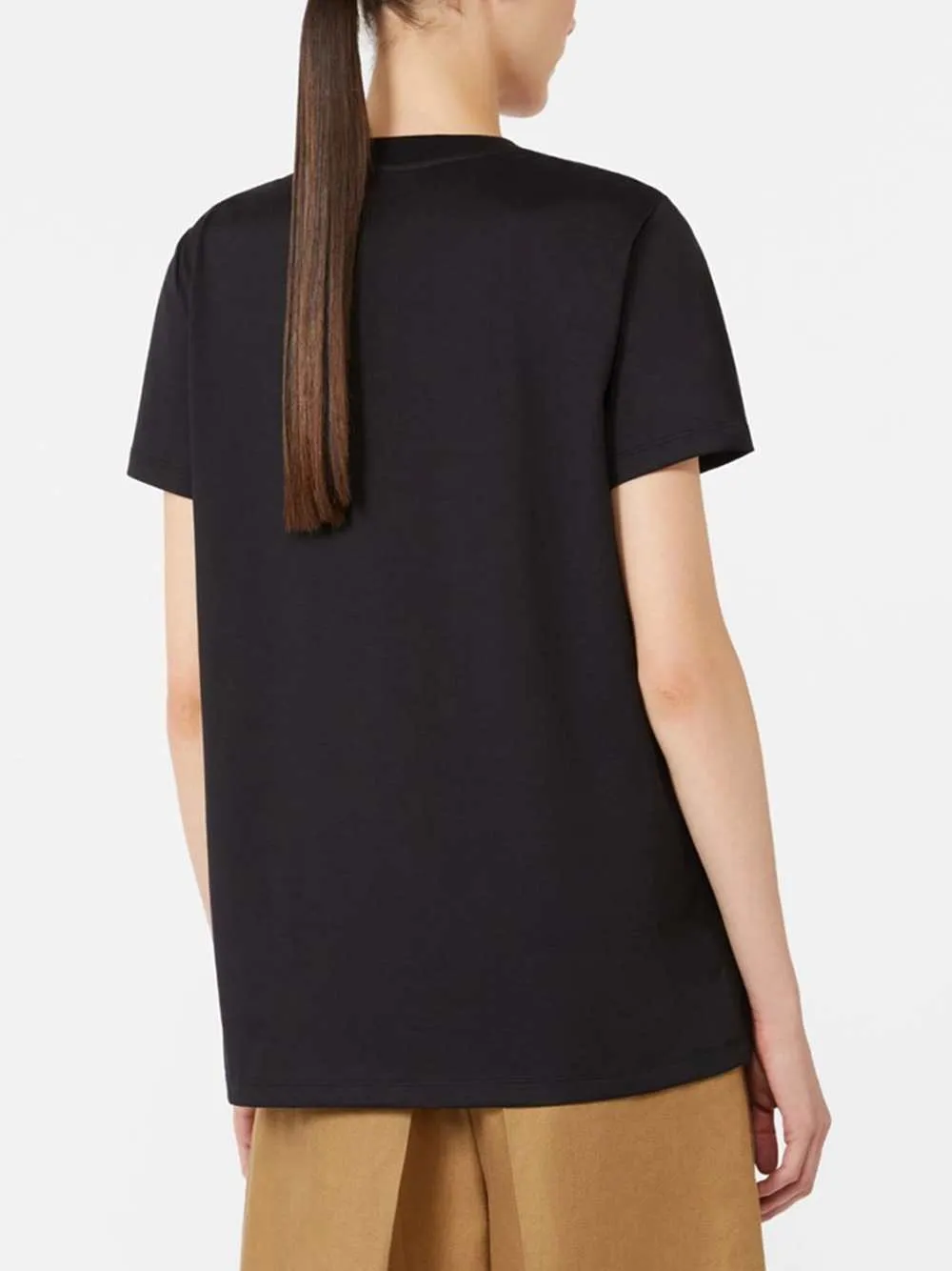 Cotton Jersey T-Shirt - Black sold by Wanan Luxury product image thumbnail 4
