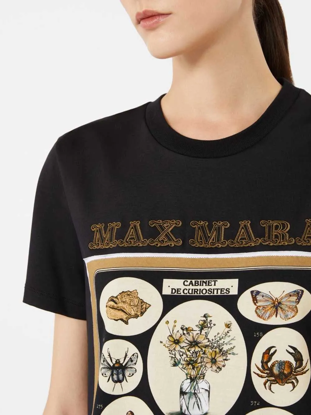 Cotton Jersey T-Shirt - Black sold by Wanan Luxury product image thumbnail 5