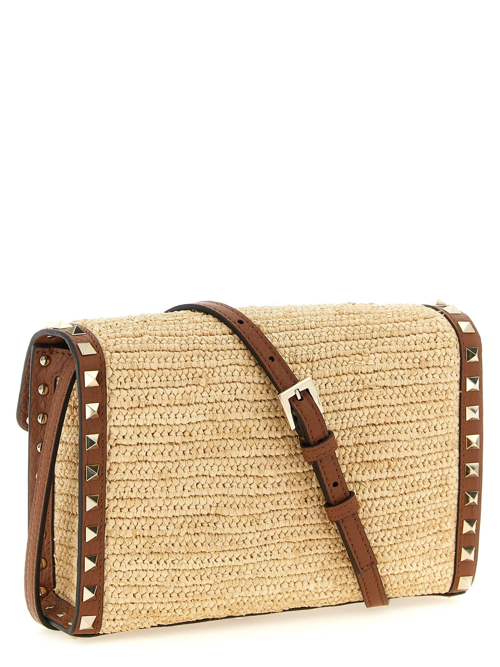 Rockstud Crossbody Bags Beige sold by Wanan Luxury product image thumbnail 2
