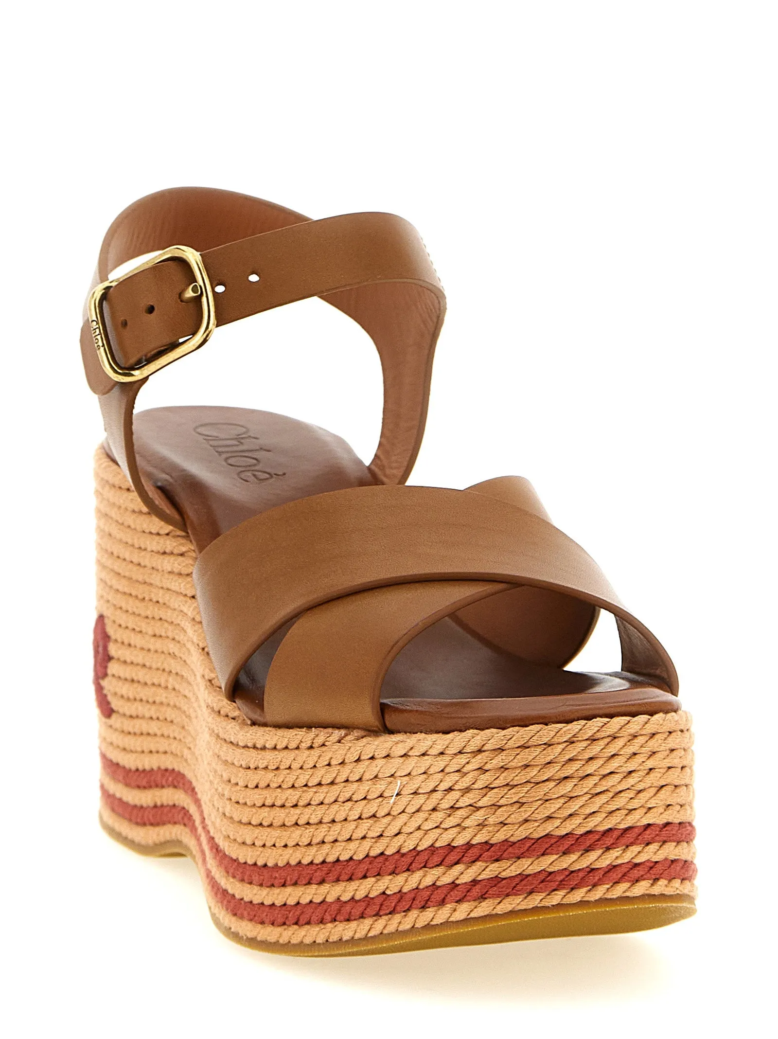 Chloé Sand Wedges Brown sold by Wanan Luxury product image thumbnail 2