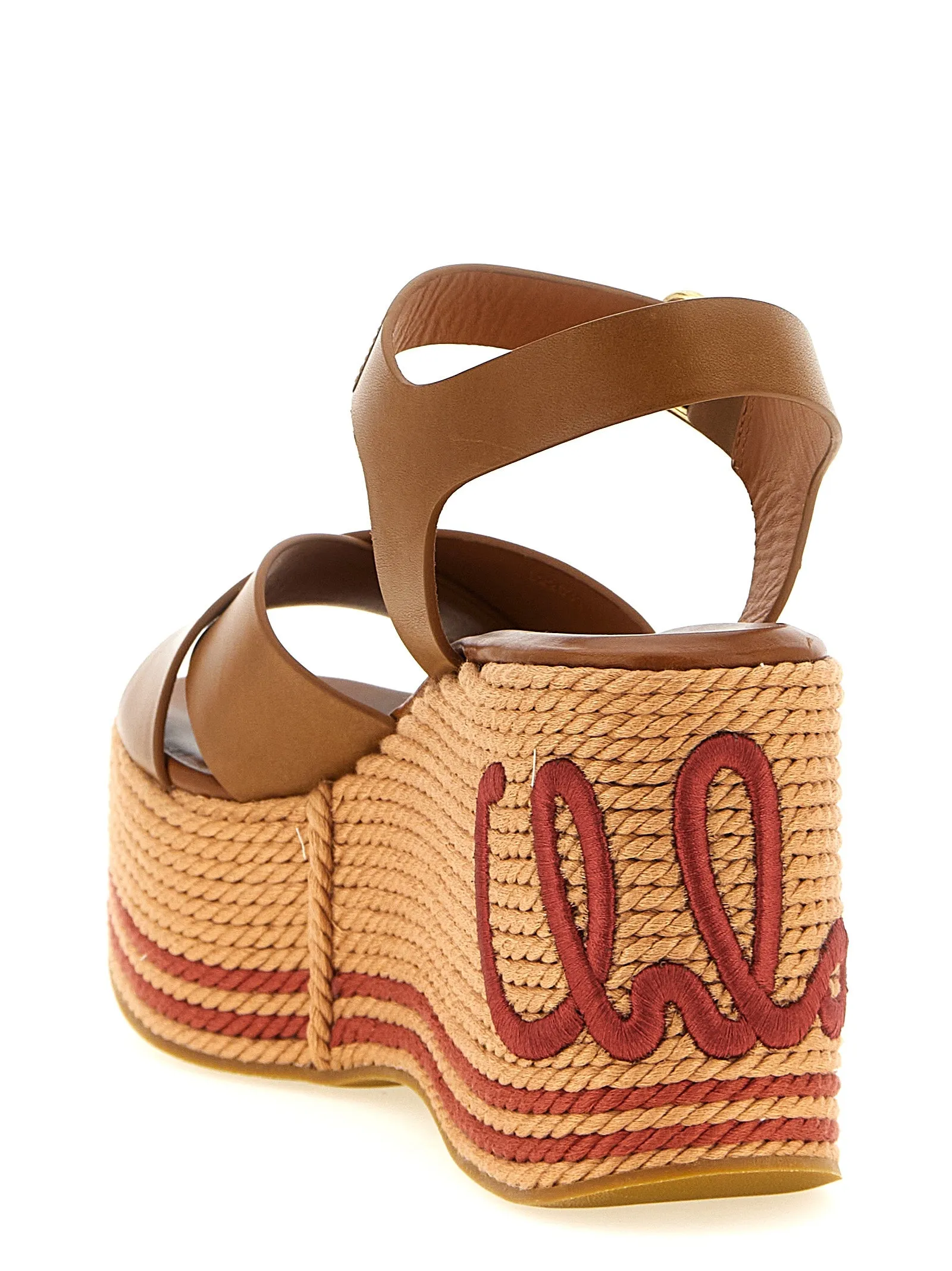 Chloé Sand Wedges Brown sold by Wanan Luxury product image thumbnail 3