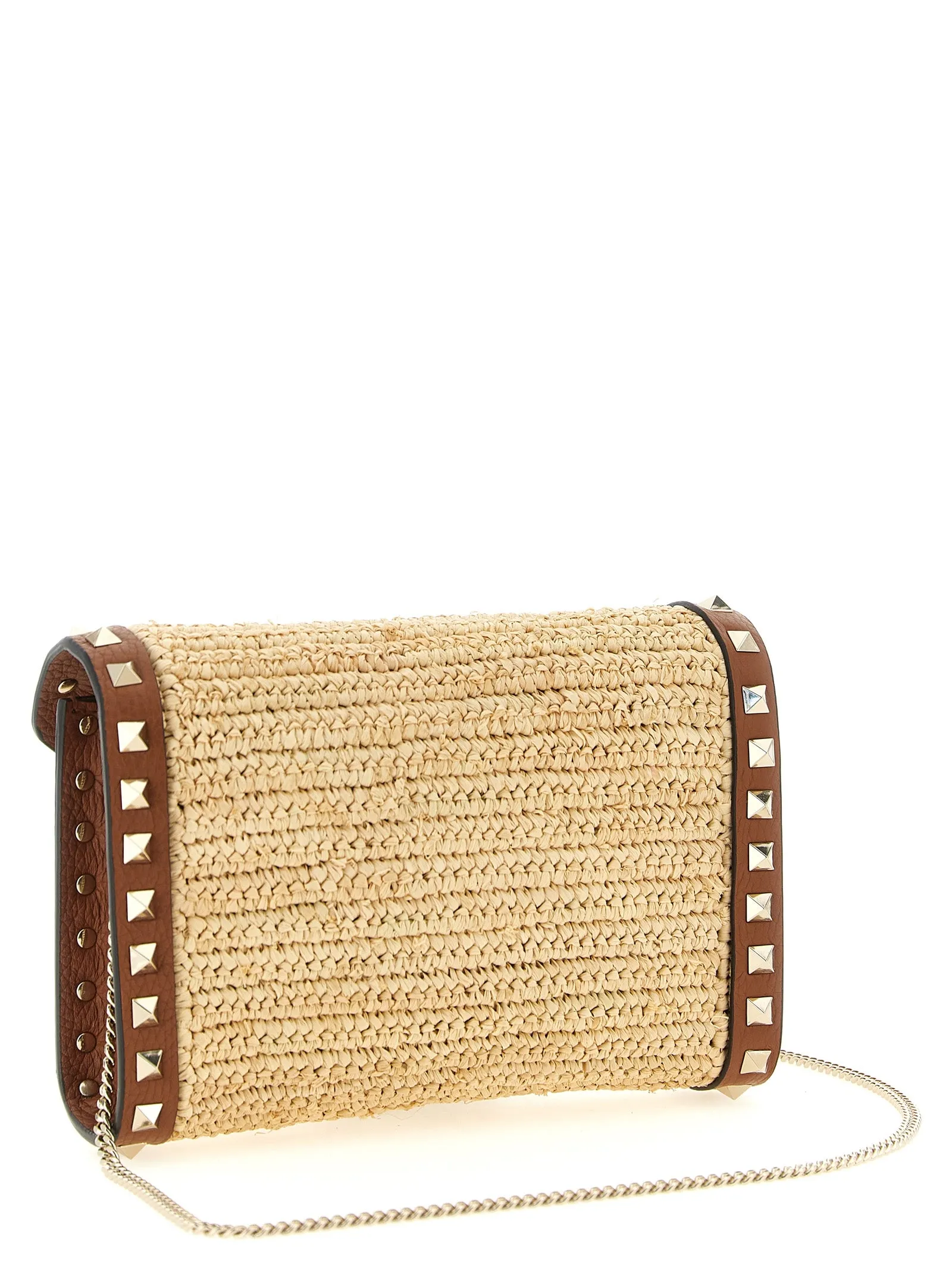 Rockstud Crossbody Bags Beige sold by Wanan Luxury product image thumbnail 2