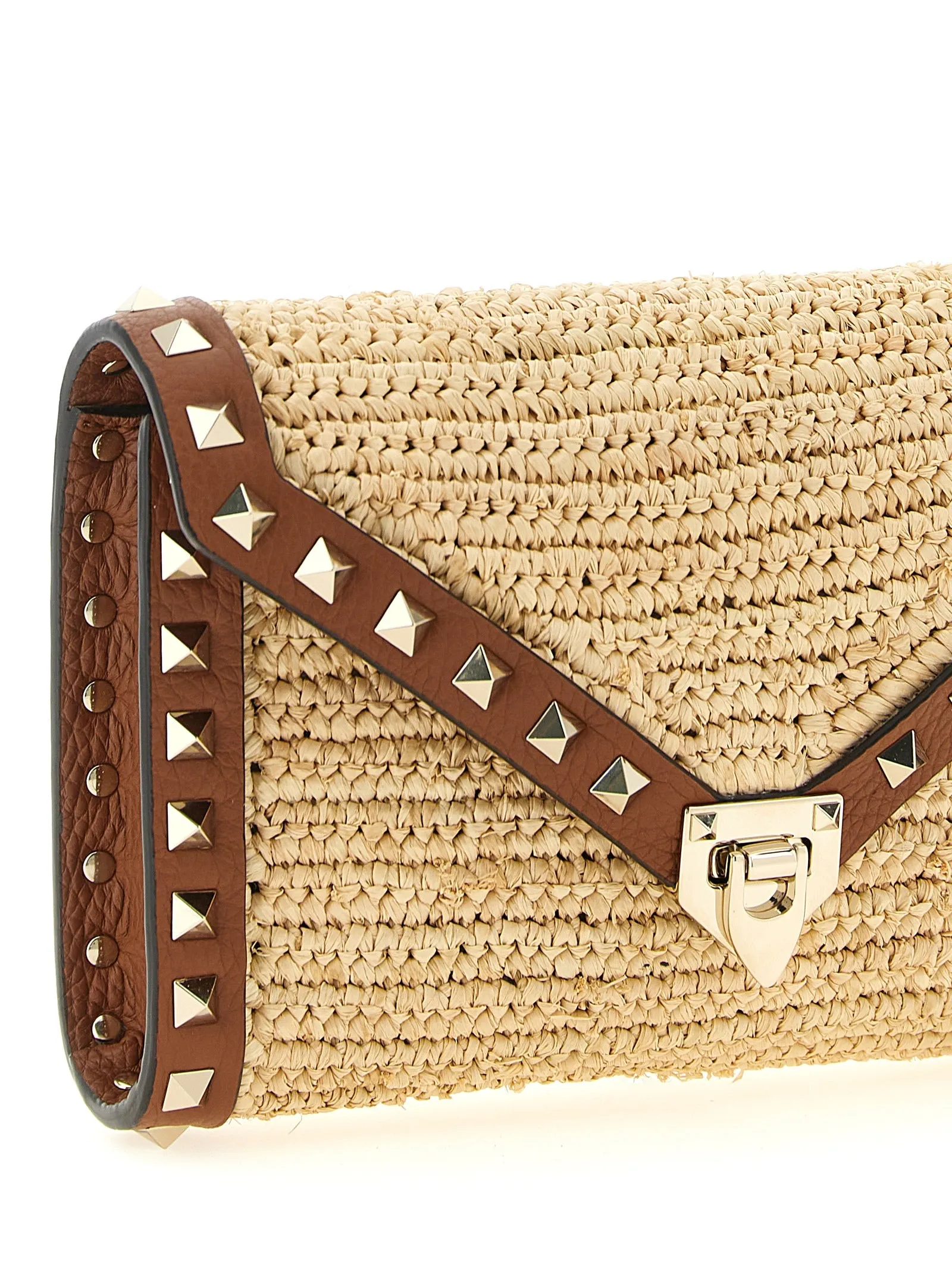 Rockstud Crossbody Bags Beige sold by Wanan Luxury product image thumbnail 3