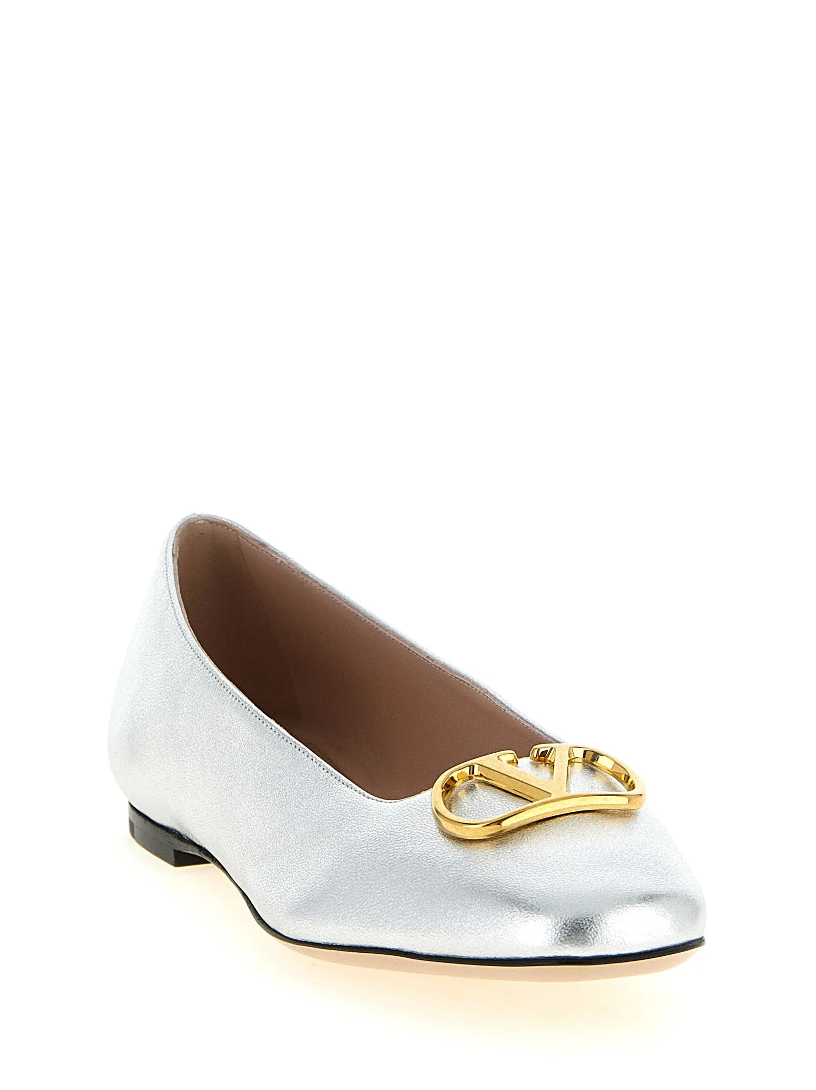 Vlogo Signature Flat Shoes Silver sold by Wanan Luxury product image thumbnail 2