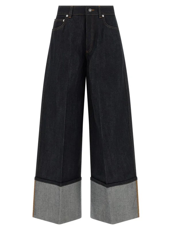 Turn Up Jeans Blue made by Givenchy